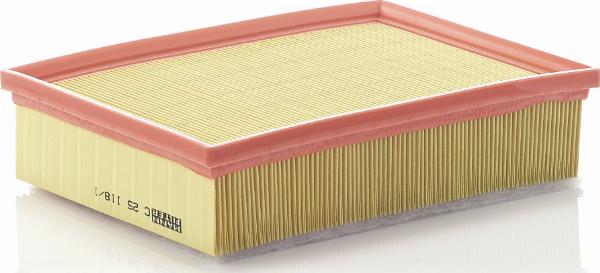 Mann-Filter C 25 118/1 - Повітряний фільтр autocars.com.ua