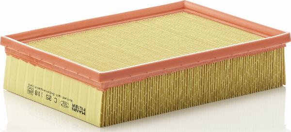 Mann-Filter C 25 118 - Повітряний фільтр autocars.com.ua