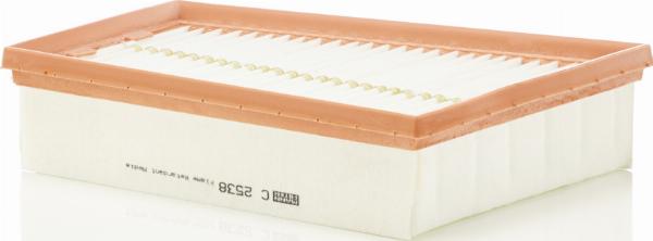 Mann-Filter C 2538 - Повітряний фільтр autocars.com.ua