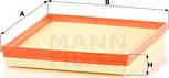 Mann-Filter C 26 009-2 - Повітряний фільтр autocars.com.ua