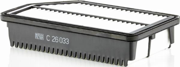 Mann-Filter C 26 033 - Повітряний фільтр autocars.com.ua