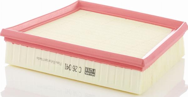 Mann-Filter C 26 041 - Повітряний фільтр autocars.com.ua