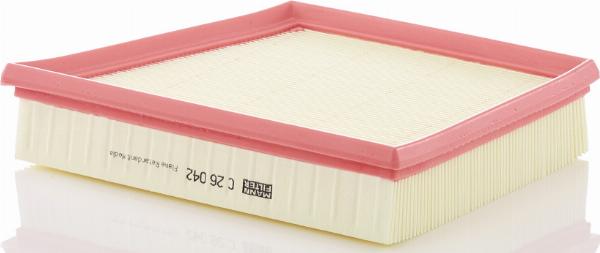 Mann-Filter C 26 042 - Повітряний фільтр autocars.com.ua