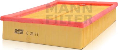 Mann-Filter C 26 111 - Повітряний фільтр autocars.com.ua