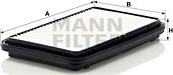 Mann-Filter C 2622 - Воздушный фильтр autodnr.net