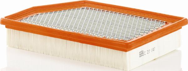 Mann-Filter C 27 047 - Повітряний фільтр autocars.com.ua