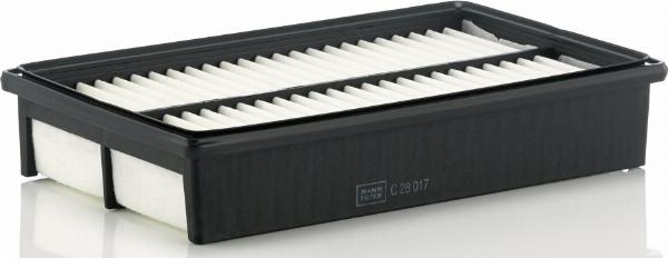 Mann-Filter C 28 017 - Повітряний фільтр autocars.com.ua