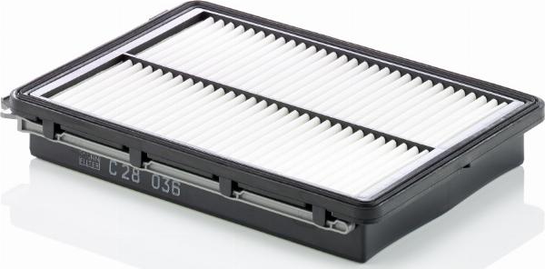 Mann-Filter C 28 036 - Повітряний фільтр autocars.com.ua