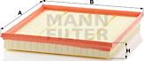 Mann-Filter C 28 125 - Повітряний фільтр autocars.com.ua