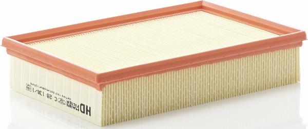 Mann-Filter C 28 136/1 - Повітряний фільтр autocars.com.ua