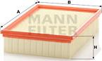 Mann-Filter C 28 136/1 - Воздушный фильтр autodnr.net