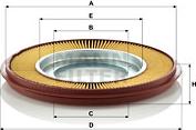 Mann-Filter C 2826 - Воздушный фильтр avtokuzovplus.com.ua