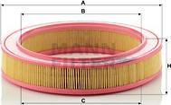 Mann-Filter C 2863 - Повітряний фільтр autocars.com.ua