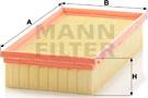 Mann-Filter C 29 105 - Повітряний фільтр autocars.com.ua