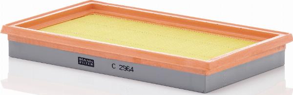 Mann-Filter C 2964 - Повітряний фільтр autocars.com.ua
