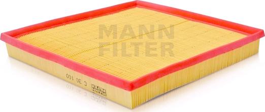 Mann-Filter C 30 100 - Повітряний фільтр autocars.com.ua