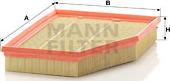 Mann-Filter C 30 139 - Воздушный фильтр avtokuzovplus.com.ua