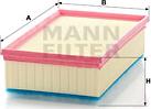 Mann-Filter C 30 190 - Повітряний фільтр autocars.com.ua