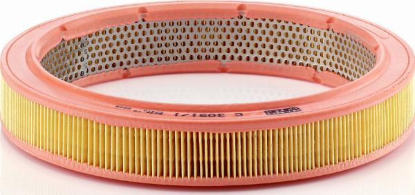Mann-Filter C 3051/1 - Повітряний фільтр autocars.com.ua