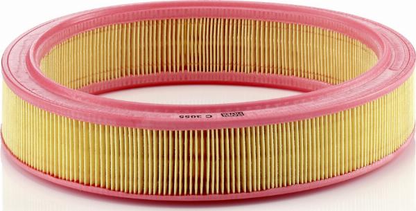Mann-Filter C 3055 - Повітряний фільтр autocars.com.ua