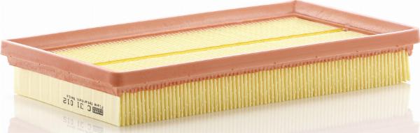 Mann-Filter C 31 012 - Повітряний фільтр autocars.com.ua