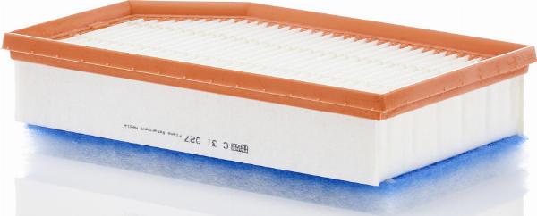 Mann-Filter C 31 027 - Повітряний фільтр autocars.com.ua