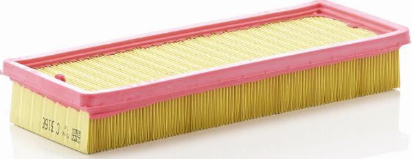 Mann-Filter C 3166 - Повітряний фільтр autocars.com.ua