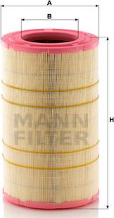 Mann-Filter C 32 1700/2 - Повітряний фільтр autocars.com.ua