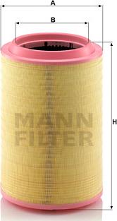 Mann-Filter C 33 1630/2 - Воздушный фильтр autodnr.net