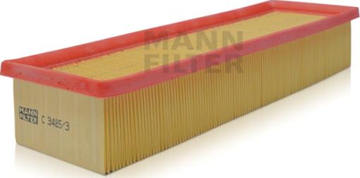 Mann-Filter C 3485/3 - Повітряний фільтр autocars.com.ua