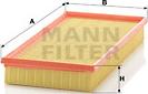 Mann-Filter C 35 124 - Воздушный фильтр autodnr.net