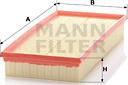 Mann-Filter C 35 126 - Повітряний фільтр autocars.com.ua