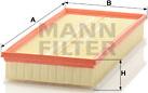 Mann-Filter C 37 153/1 - Воздушный фильтр autodnr.net