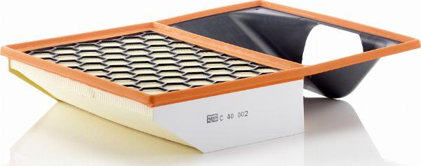 Mann-Filter C 40 002 - Повітряний фільтр autocars.com.ua