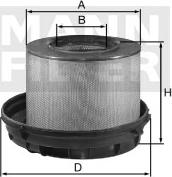 Mann-Filter C 41 1776 - Повітряний фільтр autocars.com.ua