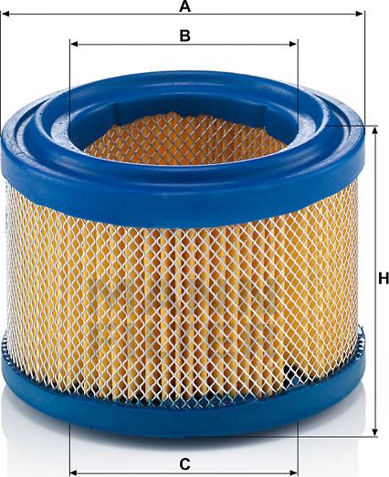 Mann-Filter C 88 - Повітряний фільтр autocars.com.ua