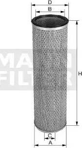 Mann-Filter CF 22 269 - Фільтр додаткового повітря autocars.com.ua