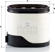 Mann-Filter CP 38 001 - Воздушный фильтр avtokuzovplus.com.ua