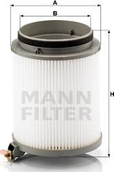 Mann-Filter CU 1546 - Фильтр воздуха в салоне avtokuzovplus.com.ua