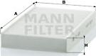 Mann-Filter CU 1629 - Фільтр, повітря у внутрішній простір autocars.com.ua