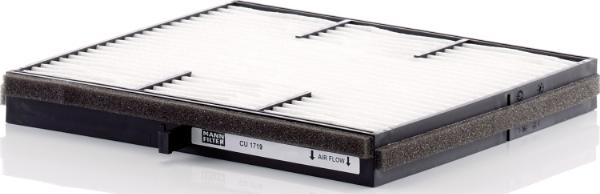 Mann-Filter CU 1719 - Фільтр, повітря у внутрішній простір autocars.com.ua