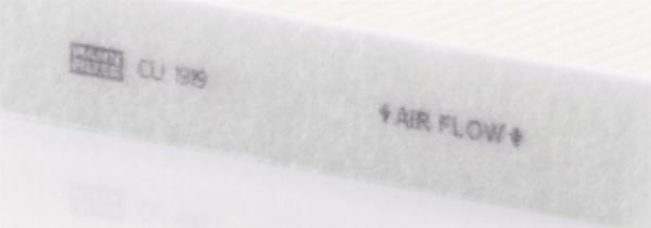 Mann-Filter CU 1919 - Фільтр, повітря у внутрішній простір autocars.com.ua