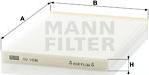 Mann-Filter CU 1936 - Фильтр воздуха в салоне autodnr.net