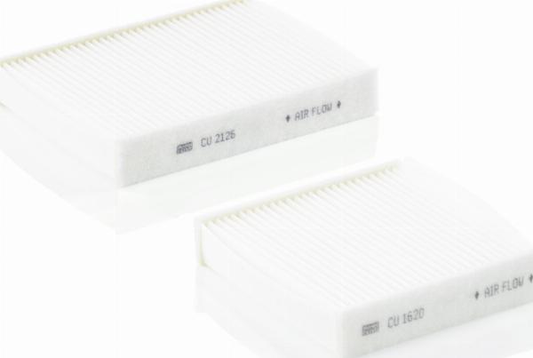 Mann-Filter CU 21 000-2 - Фільтр, повітря у внутрішній простір autocars.com.ua