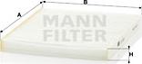 Mann-Filter CU 2129 - Фільтр, повітря у внутрішній простір autocars.com.ua