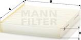 Mann-Filter CU 2145 - Фільтр, повітря у внутрішній простір autocars.com.ua