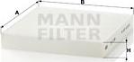 Mann-Filter CU 2149 - Фільтр, повітря у внутрішній простір autocars.com.ua