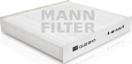 Mann-Filter CU 22 011/1 - Фильтр воздуха в салоне avtokuzovplus.com.ua