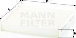 Mann-Filter CU 22 029 - Фільтр, повітря у внутрішній простір autocars.com.ua