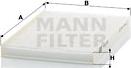 Mann-Filter CU 2218 - Фильтр воздуха в салоне autodnr.net